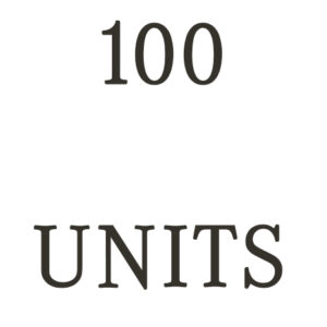 100 units