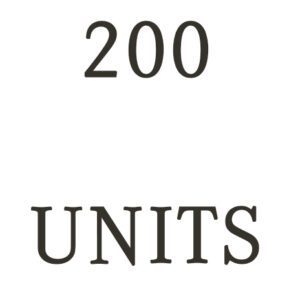 200 units